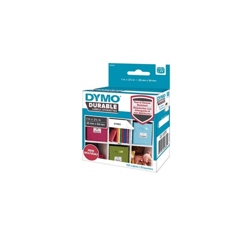 Rotolo da 160 etichette Dymo LaberWriter durable spediz./badge 54x25 mm bianco 2112283