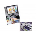 Film adesivo per stampanti laser e copiatrici Folex CLP Adhesive P WO 0,05 mm A4 lucido  Cf. 50 - 2999W.050.44100