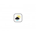 Lavagna da terra a gesso liquido Securit® Sandwich in legno 70x120 cm nero - SBS-BL-120