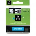 Nastro per etichettatrici Dymo D1 6 mm x 7 m nero/trasparente S0720770