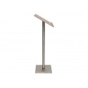 Leggio portamenù Securit® in legno e acciaio 54x36x115 cm naturale MCS-115-TE