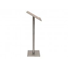 Leggio portamenù Securit® in legno e acciaio 54x36x115 cm naturale MCS-115-TE