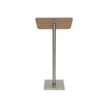 Leggio portamenù Securit® in legno e acciaio 54x36x115 cm naturale MCS-115-TE