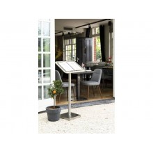 Leggio portamenù Securit® in legno e acciaio 54x36x115 cm naturale MCS-115-TE