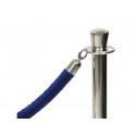 Cordone in velluto Securit® con finiture in cromo 1,5 m blu RS-CLRP-CHBU