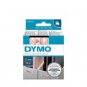 Nastro per etichettatrici Dymo D1 12 mm x 7 m rosso/bianco S0720550