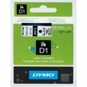 Nastro per etichettatrici Dymo D1 12 mm x 7 m bianco/nero S0720610