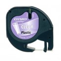 Nastro per etichettatrici Dymo LetraTag plastica 12 mm x 4 m nero/trasparente S0721530