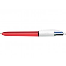 Penna a sfera a scatto BIC 4 Colours Shine fusti assortiti - M 1 mm assortiti 964775 (Conf.12)
