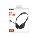Cuffie con microfono TRUST Primo Chat nero 21665
