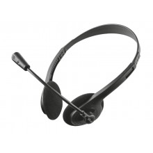 Cuffie con microfono TRUST Primo Chat nero 21665