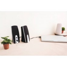 Set altoparlanti stereo USB TRUST MiLa 2.0 nero 16697