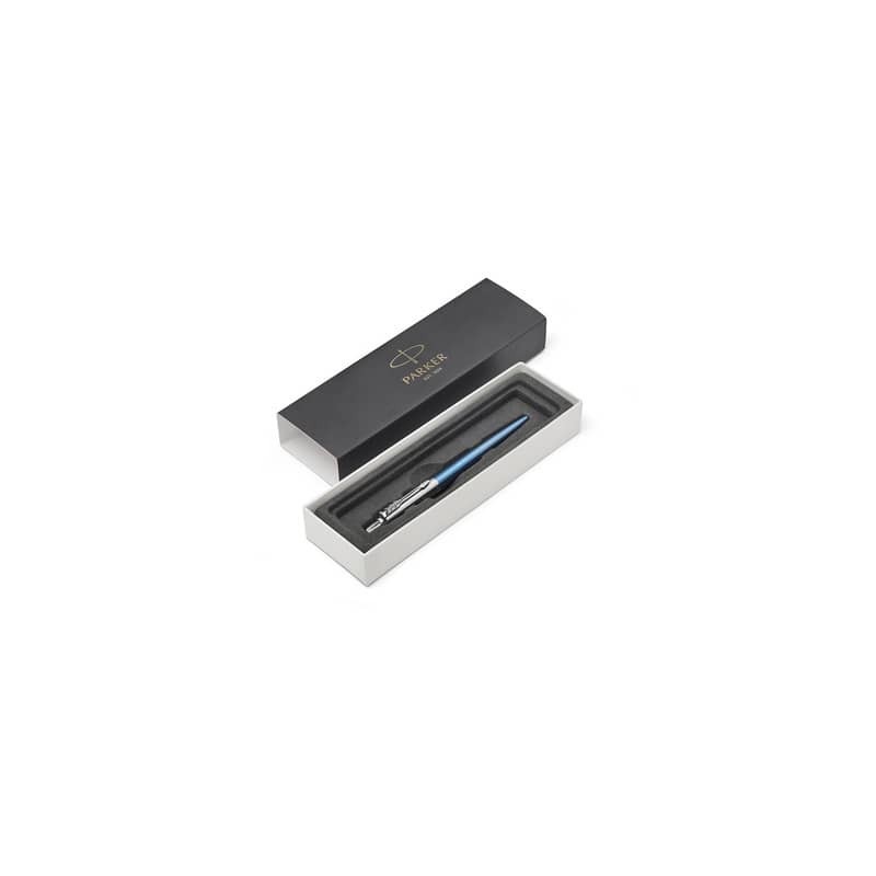 Penna a sfera a scatto Parker Jotter Core M Waterloo Blue CT 1953191