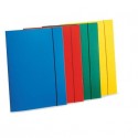 Cartellina a 3 lembi LEONARDI cordonatura multipla e chiusura con A4 giallo - U110GI (Conf.10)
