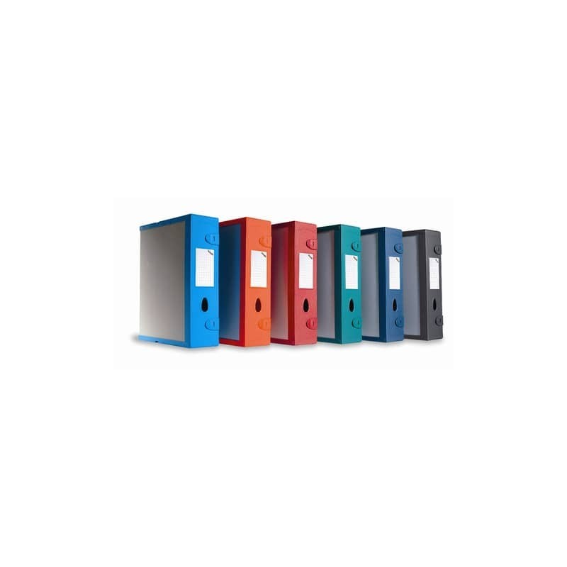 Scatola archivio LEONARDI Combi Box E500 dorso 9 cm azzurro - 29,8x36,2 cm E500AZ