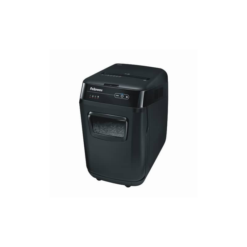 Distruggidocumenti uso moderato FELLOWES AutoMax™ 200C - P-4 - 32 L - taglio a frammenti 4x38 mm - nero - 4653602