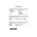 Nastro correggibile Olivetti nero  80670