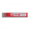 Refill sfera Pilot Frixion Point Clicker  0,5 mm rosso set da 3 - 006422