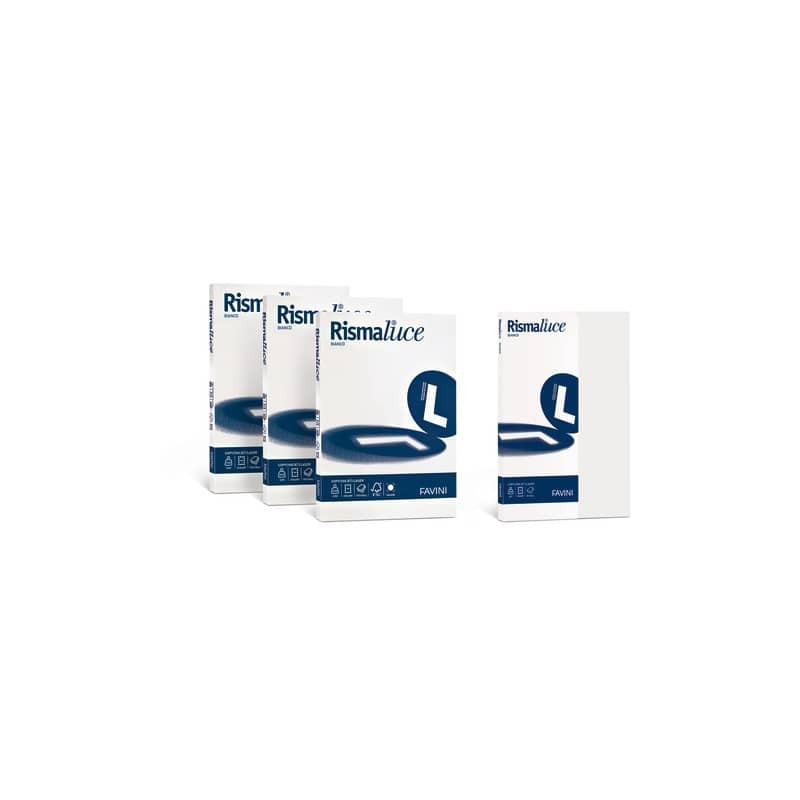 Carta per fotocopie A3 Favini Rismaluce Bianca 140 g/m² Risma da 200 fogli - A650213