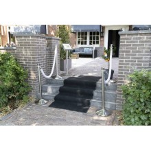 Base di colonna segnapercorso Securit® in acciaio inossidabile lucido Cromato RS-CL-CH-B2