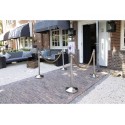 Base di colonna segnapercorso Securit® in acciaio inossidabile lucido Cromato RS-CL-CH-B2