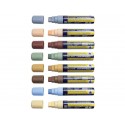 Pennarello singolo a gesso liquido Securit® a punta grande 7-15 mm bianco SMA720-WT