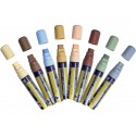 Pennarello singolo a gesso liquido Securit® a punta grande 7-15 mm bianco SMA720-WT