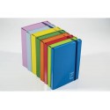 Cartella a 3 lembi con elastico piatto BREFIOCART NEW COLOR 25x35 cm dorso 7 cm verde chiaro - 0221307.VC (Conf.6)