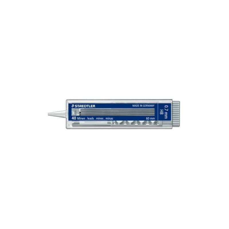 Astuccio 40 mine sottili HB Staedtler Mars Micro Carbon 255 HB 0,7 mm - 255 07-HB
