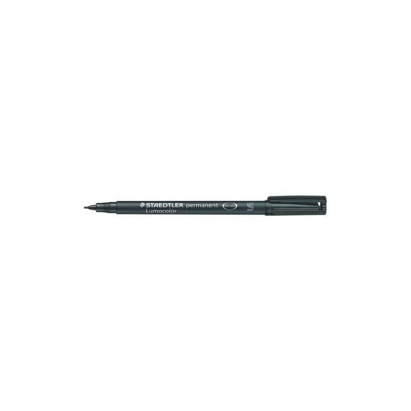 Penna a punta sintetica Staedtler Lumocolor permanent pen 313 S nero 313-9 (Conf.10)