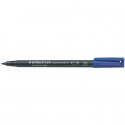Penna a punta sintetica Staedtler Lumocolor permanent pen 317 M blu 317-3 (Conf.10)
