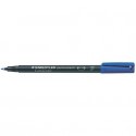 Penna a punta sintetica Staedtler Lumocolor permanent pen 318 F blu 318-3 (Conf.10)