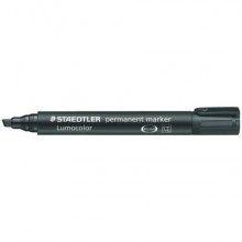 Marcatore punta a scalpello Staedtler Lumocolor permanent marker 350 2-5 mm nero - 350-9 (Conf.10)