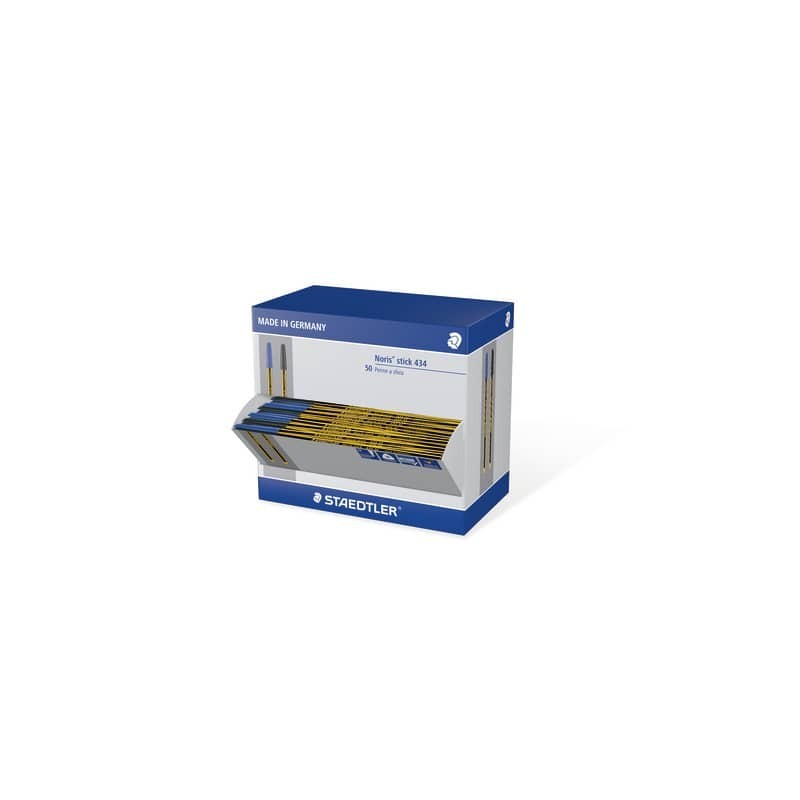 Penne a sfera Staedtler Noris Stick 1 mm assortiti Conf. 50 pezzi - 434SCAP LB