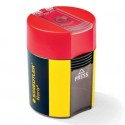 Temperamatite con contenitore Staedtler Noris Design 511 004 giallo-nero 511 004 (Conf.10)