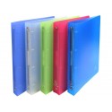 Raccoglitore ad anelli Exacompta CHROMALINE 4 anelli Ø 30 mm ppl A4 MAXI 297x242 5 colori assortiti - 51369E (Conf.10)