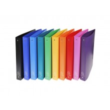 Raccoglitore ad anelli Exacompta LINEA OPACO 4 anelli Ø 30 mm ppl A4 MAXI 297x242 10 colori assortiti - 51699E (Conf.20)