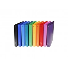 Raccoglitore ad anelli Exacompta LINEA OPACO 4 anelli Ø 30 mm ppl A4 MAXI 297x242 10 colori assortiti - 51699E (Conf.20)