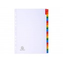 Intercalari stampati in digitale Exacompta Protect'o cartoncino A4 160g/mq 20 tasti AZ - 1111E (Conf.10)