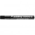 Marcatore permanente edding 2200 C punta scalpello 1-5 mm nero E-2200C 001 (Conf.10)