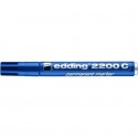 Marcatore permanente edding 2200 C punta scalpello 1-5 mm blu E-2200C 003 (Conf.10)