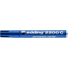 Marcatore permanente edding 2200 C punta scalpello 1-5 mm blu E-2200C 003 (Conf.10)