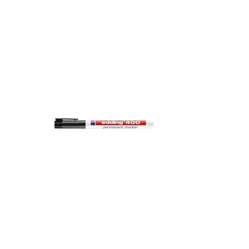Marcatore permanente edding 400 punta conica 1 mm nero E-400 001 (Conf.10)