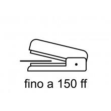 Cucitrice a braccio lungo Kangaro HD23 L17 nero a punto chiuso mm. 520x120x291 0610