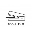 Cucitrice manuale a pinza POP OFFICE COLLECTION acciaio cromato fantasia NUMBERS passo 6 - 0082