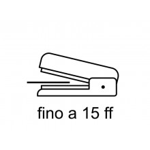 Cucitrice manuale a pinza Turikan VIRGINIA passo 6 mm nero punto chiuso 0106N (Conf.2)