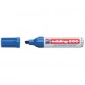 Marcatore permanente edding 500 punta scalpello 2-7 mm blu E-500 003