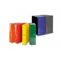 Portaprogetti con bottone EURO-CART presspan monolucido 25x35 cm dorso 6 cm giallo - CP06GI_DESK