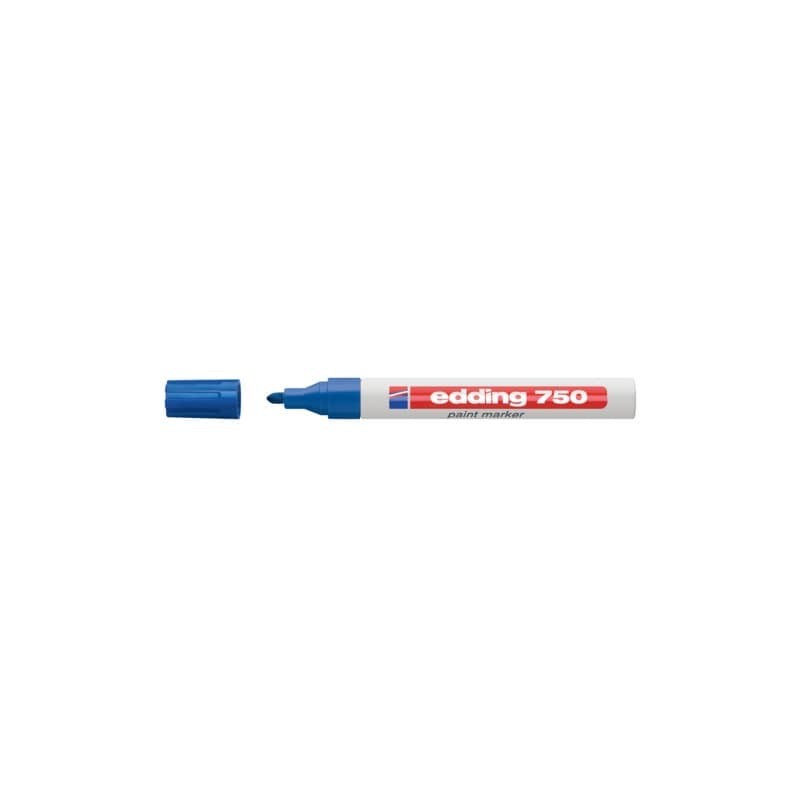 Marcatore a vernice edding 750 punta conica 2-4 mm blu E-750 003