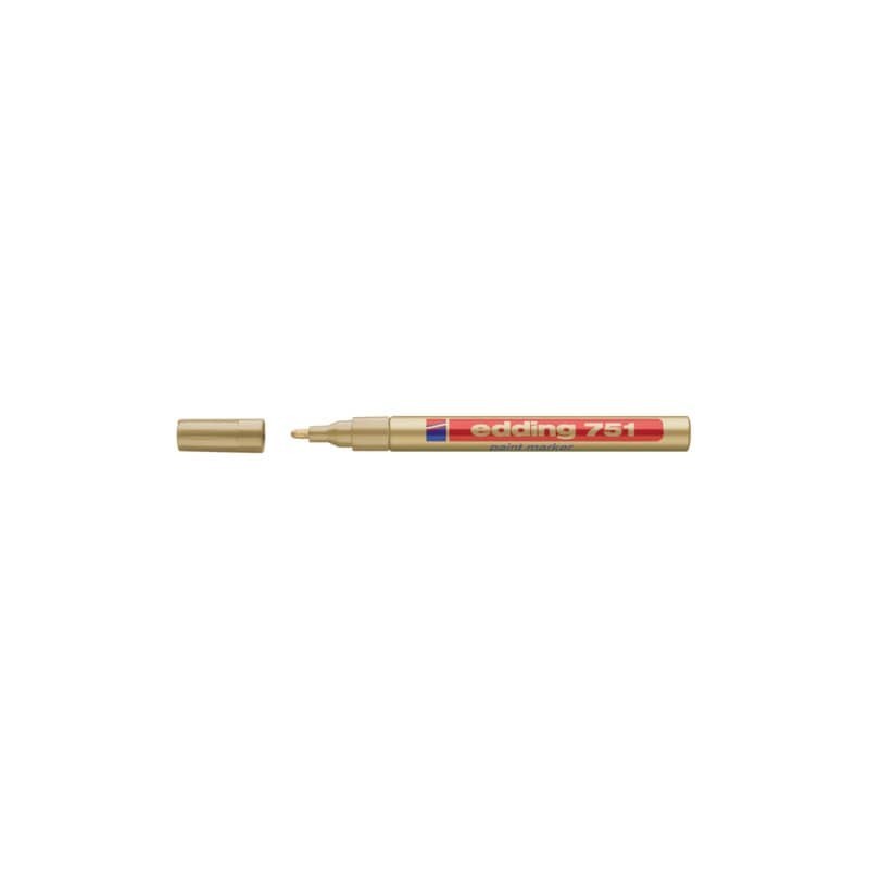 Marcatore a vernice edding 751 punta conica 1-2 mm oro E-751 053